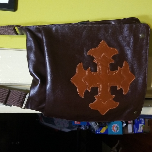 unknown Other - Men messenger bag leather